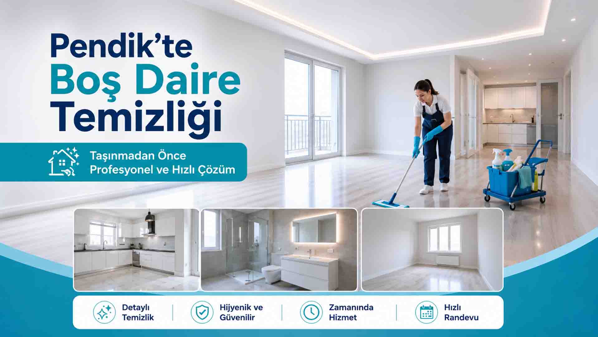 Pendik’te Boş Daire Temizliği İçin Dikkat Edilmesi Gerekenler