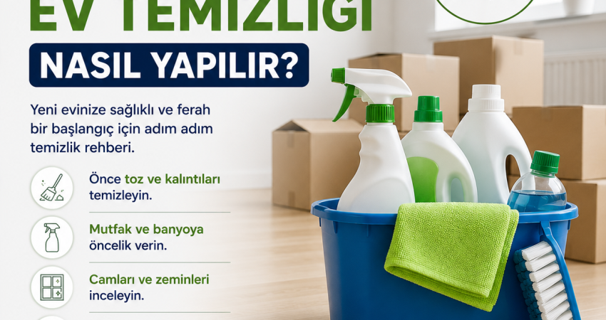 Taşınma Sonrası Ev Temizliği Nasıl Yapılır?