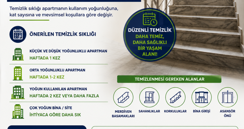 Apartman Merdivenleri Ne Sıklıkla Temizlenmeli?