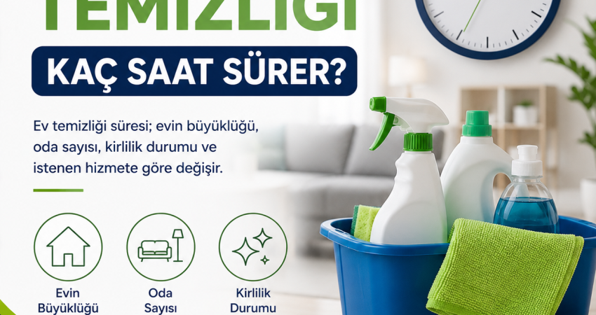 Ev Temizliği Kaç Saat Sürer