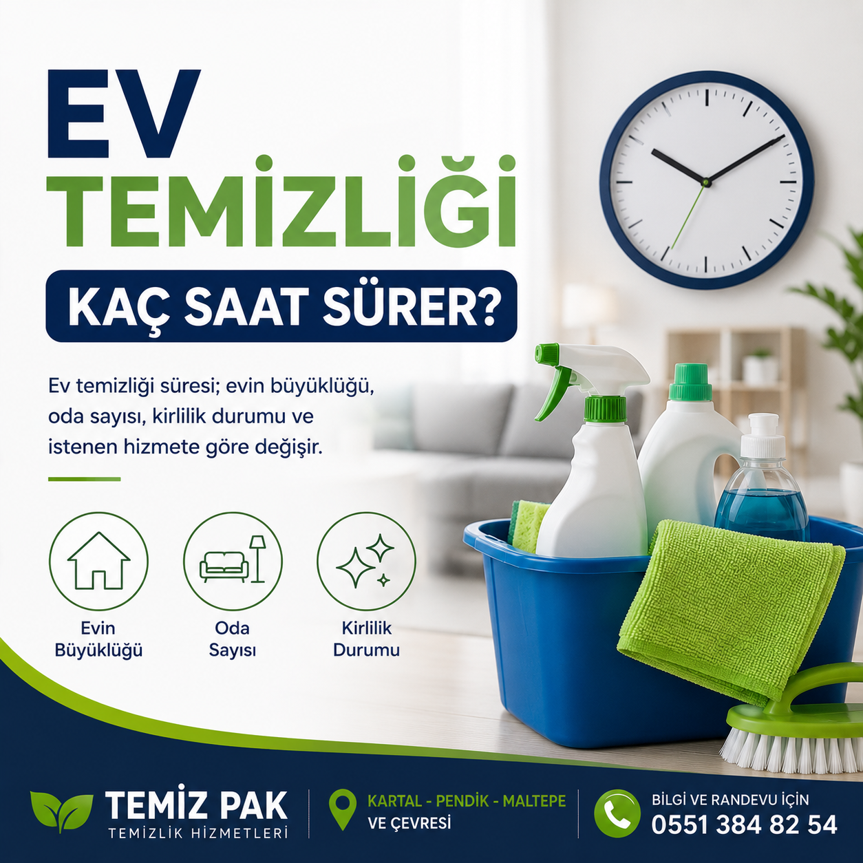 Ev Temizliği Kaç Saat Sürer