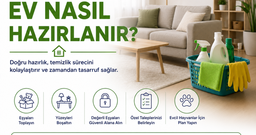 Temizlik Öncesi Ev Nasıl Hazırlanır?