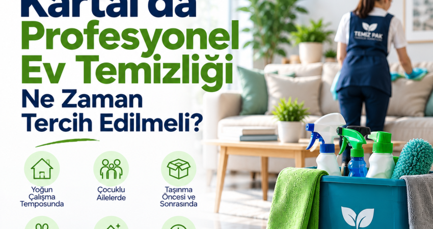 Kartal'da Profesyonel Ev Temizliği