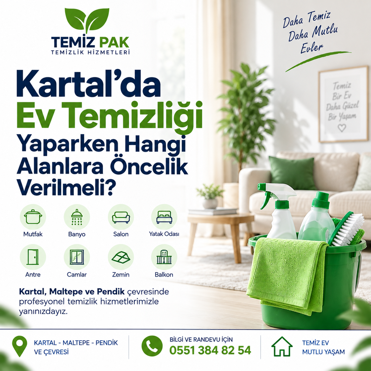 Kartal’da Ev Temizliği